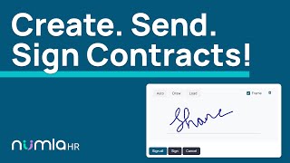 Employee Contracts Management &amp; eSignature Capability | Numla HR