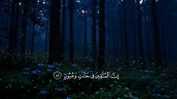 { إِنَّ الْمُتَّقِينَ فِي جَنَّاتٍ وَعُيُون} سورة الحجر الاية 45. هزاع البلوشي