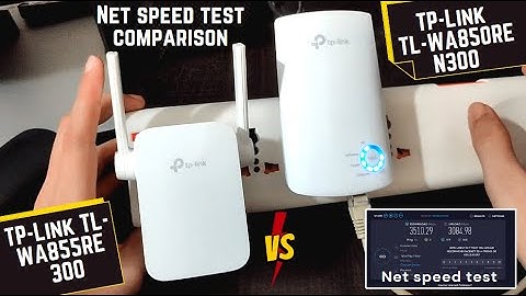 TP-Link TL-WA850RE N300 VS TP-Link TL-WA855RE 300 || Speed Test - Area cover - detail comparison.