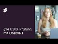 § 14 UStG-Prüfung mit ChatGPT | KI in der Buchhaltung
