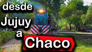 TREN CON CEMENTO DESDE JUJUY HASTA RESISTENCIA!!!! a su paso por la estación de Rio Piedras - Salta