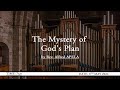 The Mystery of God’s Plan by Rev. Alfred APELA | 8th May 2024