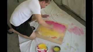 time lapse acrylic painting aakala