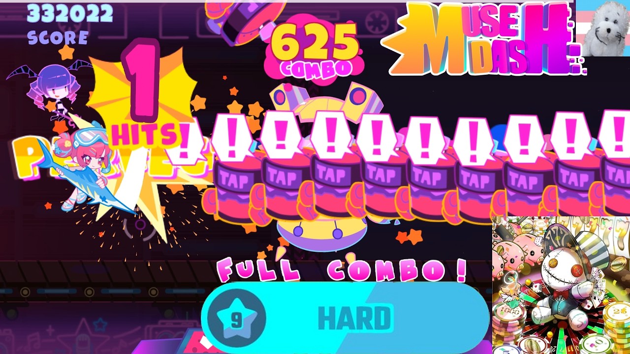 Muse Dash | 777 (Vocal ver.) feat.ななひら | Hard 9☆ | Full Combo