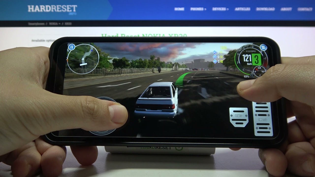 Играем на Nokia Xr 20 в игру CarX Drift Racing 2 / Nokia XR20 играет в Nokia XR20