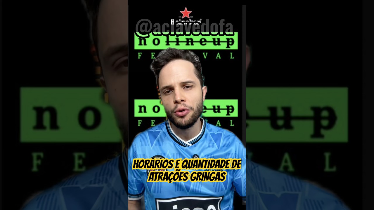 No Line Up Festival terá 2 atrações gringas e rolará até à madrugada?! Entenda...