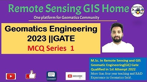 MCQ Series practise1 for GATE Geomatics 2023