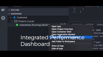 Codewind - Features in under a minute - Performance Monitoring