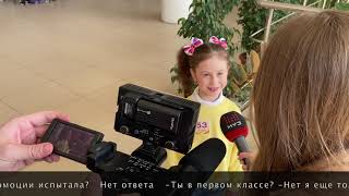 Загребина Аделия (7 лет) Интервью МУЗ ТВ. Полуфинал Новой волны