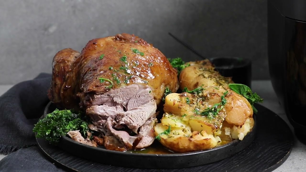 Rotisserie Leg of Lamb in the Vortex Air Fryer Oven! 