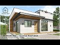 Ep-27 | 2 BEDROOM BUNGALOW BOX TYPE HOUSE DESIGN WITH ROOF DECK | NEKO ART