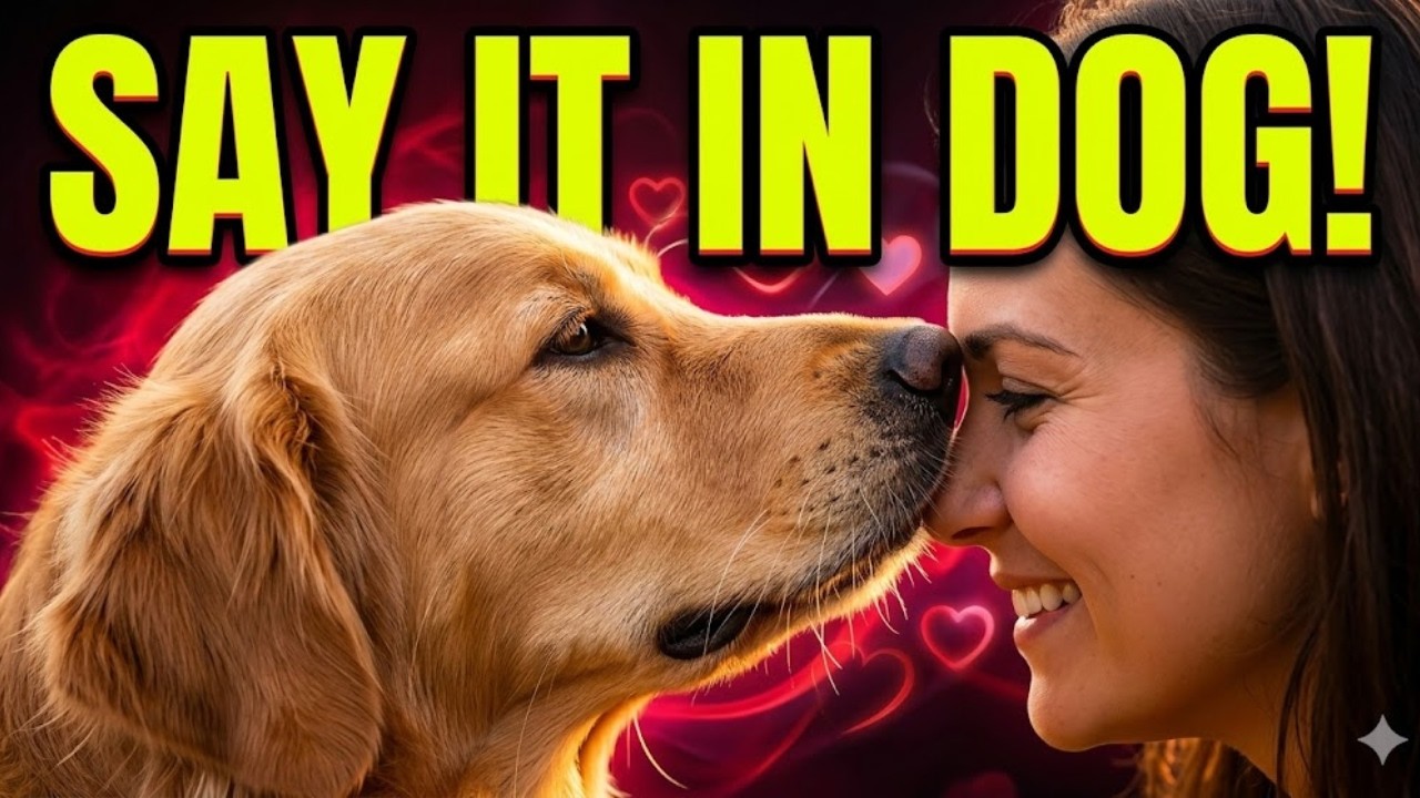 14 Ways to Say "I LOVE YOU" in Dog Language ️ - YouTube