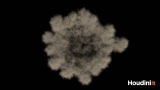 ShockWave using Houdini  with (Voxel size 0.08)