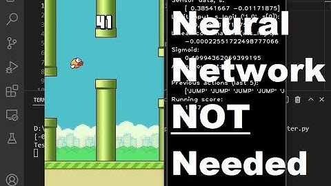 No neural network? AI learns flappy bird