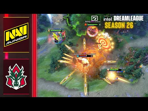 NAVI Junior vs AVULUS - ЛУЧШИЕ МОМЕНТЫ - DreamLeague Season 26