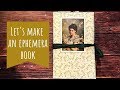 DIY Ephemera Storage Book - Tutorial