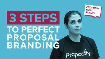 Do my proposals need to match my brand?