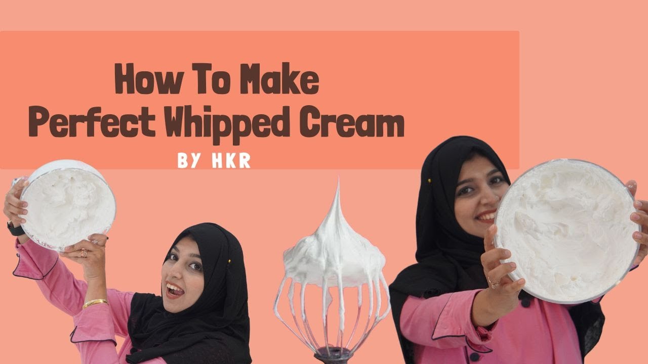 How to Make Perfect Whipped Cream