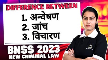 Difference between: Investigation, Inquiry and trail