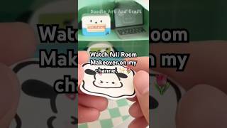 Cute Mini Room Makeover 🐶✨ Tiny DIY House #shorts