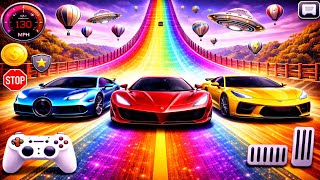 GT Car Stunt Master Gameplay | No Crash Challenge & Insane Mega Ramp Jumps | Android Gameplay screenshot 3
