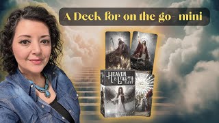 Heaven and Earth Tarot Mini Deck Review | Llewellyn Tarot Deck for On the Go @LlewellynBooks