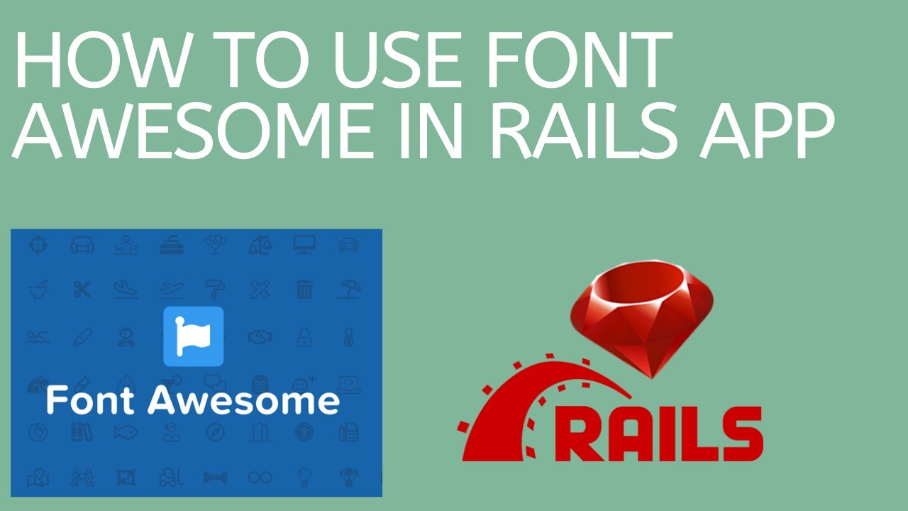 Adding Font Awesome To Ruby On Rails Application