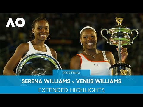 Serena williams v venus williams extended highlights | australian open 2003 final