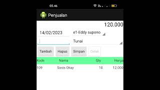 Aplikasi kasir penjualan Distributor lengkap Kasir, Gudang, Akuntansi, Kanvas bisa order dr android screenshot 2
