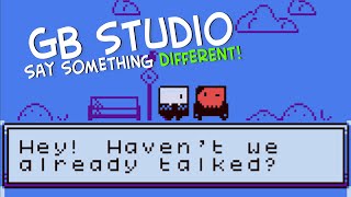 GB Studio - Make an Actor Remember if they've Talked to Player