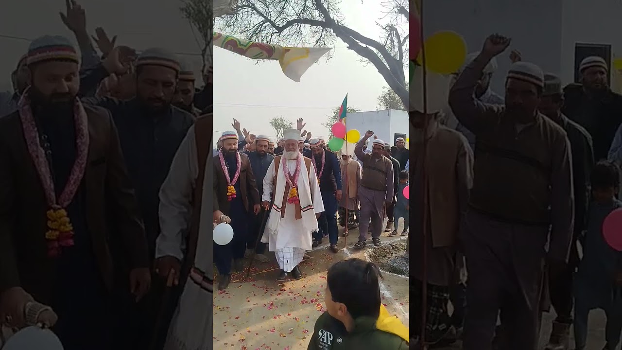 استقبال پیر و مرشد حضرت صوفی محمد اصغر علی شاہ نقیبی 