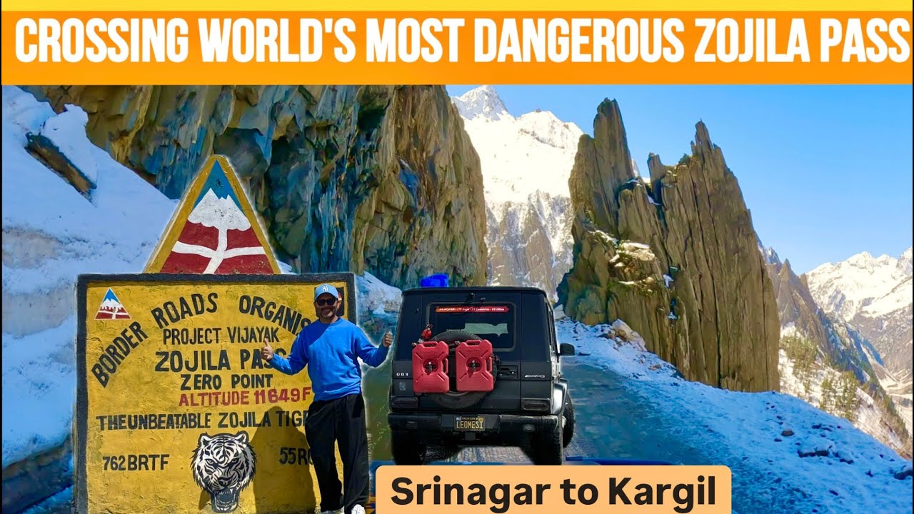 Why ZOJILA Pass World's most Dangerous?? Srinagar to Kargil S2 EP-22 India🇮🇳 KASHMIR & LADAKH