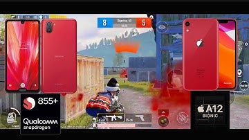 Sharp Aquos r3 vs Iphone XR, 1vs1 tdm PUBG MOBILE