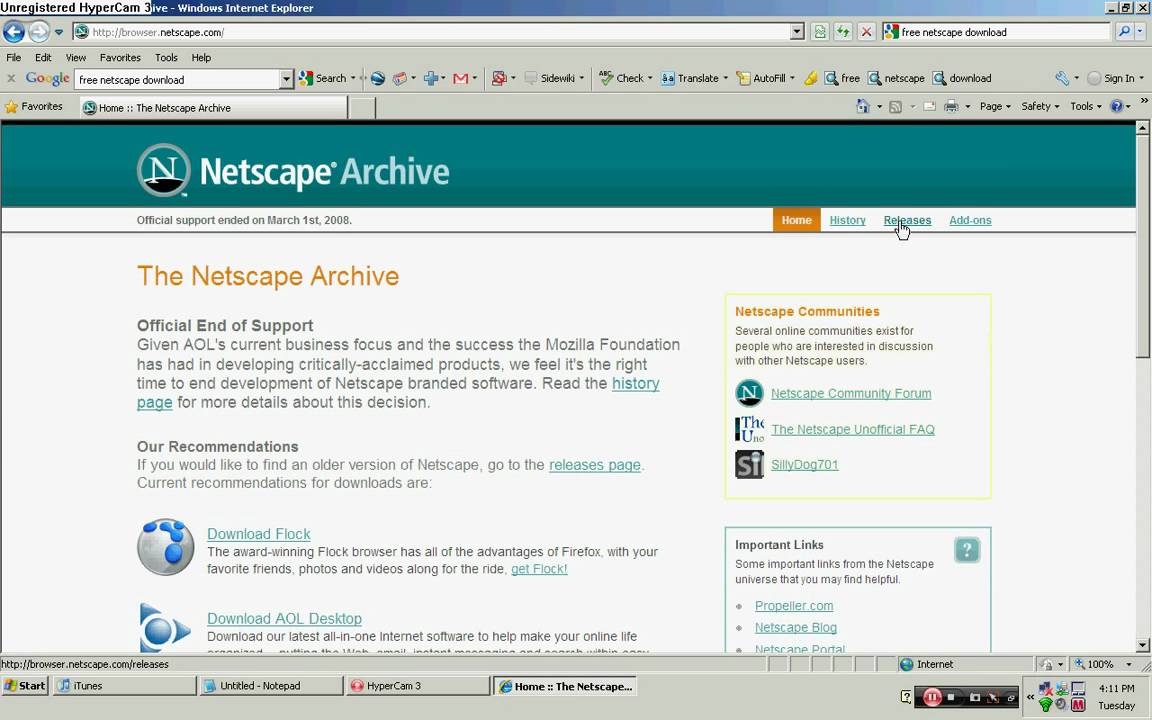 netscape 60 download for mac