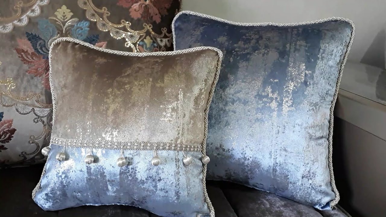 خياطة مخدات صغيرة لتزيين الصالون    coudre petit coussin