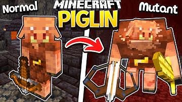 How to summon a MUTANT PIGLIN in Minecraft?