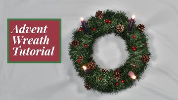 Advent Wreath Tutorial