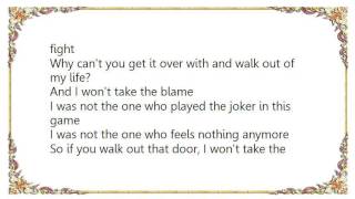 Del Amitri - I Won&#39;t Take the Blame Lyrics