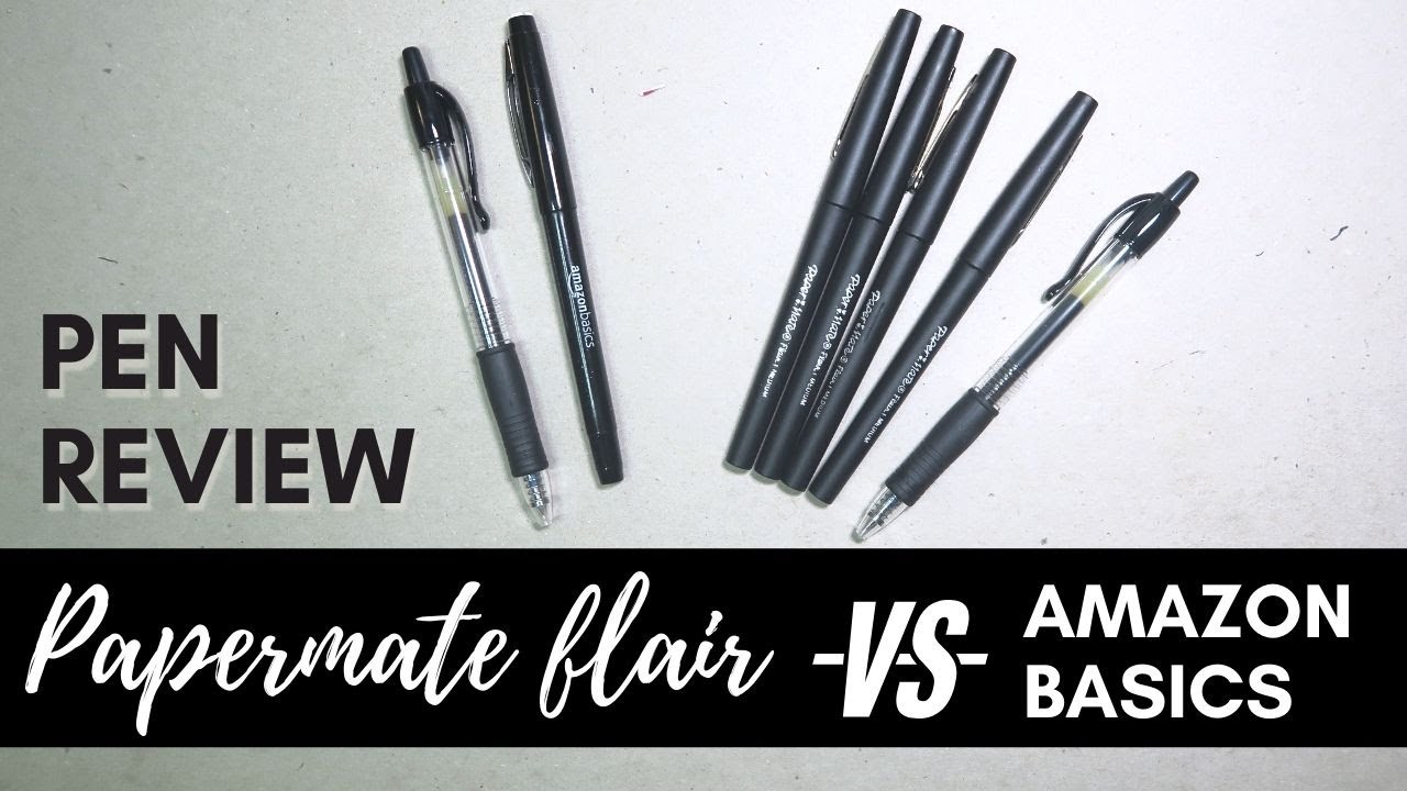 Pen Review: PaperMate Flair UF (vs. Sharpie Art Pen) - The Well