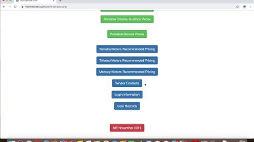 Vendor Contacts and Login Information Video 15