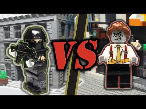Lego SWAT VS Zombie | Full Police FBI Stop Motion Story
