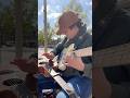 Double guitar busker brings mellow vibes to the streets of England #relaxingmusic #talent
