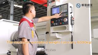 CNC pipe threading lathe QK1335. Double chuck lathe. Heavy-duty lathe. #cnclathe #heavydutylathe