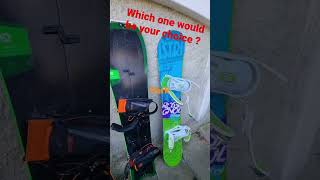 Which snowboard would you take ?