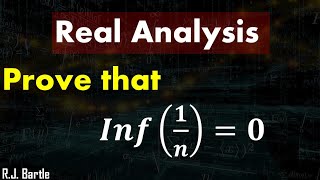 Zeigen, dass Inf(1/n)=0
