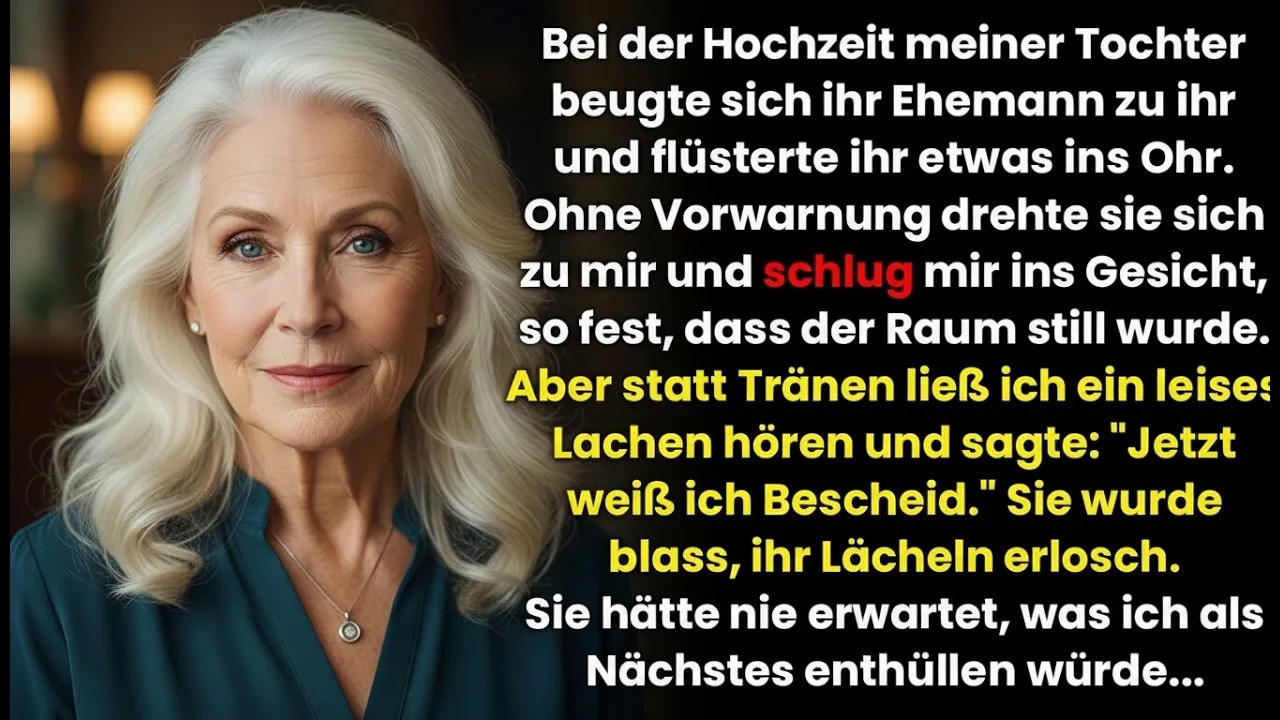 Der Schlag traf mich mitten im Festsaal. Zweihundert Gäste sahen zu, wie meine Tochter Klara mir ins Gesicht schlug. Die Stille war ohrenbetäubend. Dann lachte ich. Ich nahm das Mikrofon und...