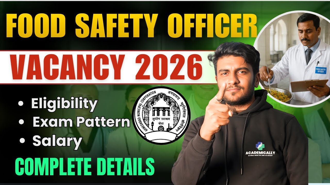 Assistant Food Safety Officer AMC 2026 | Eligibility, Salary, Selection Process Explained