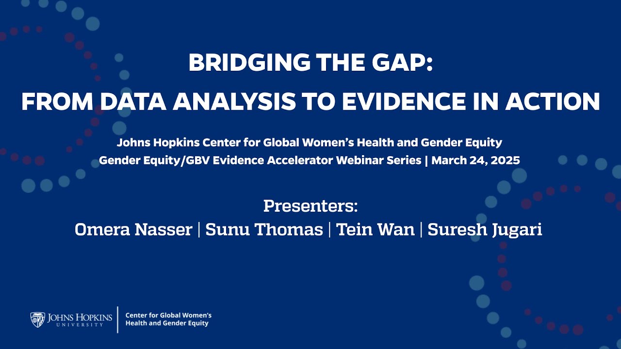 Bridging the Gap: From Data Analysis to Evidence in Action | Webinar 1 ...