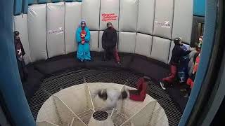 Josiah Davisson And Travis Pastrana Flying At Vegas Indoor Skydiving