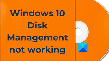 Disk Management not working, loading or responding in Windows 11